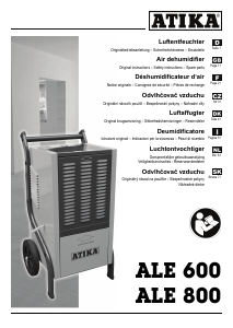 Manual Atika ALE 600 Dehumidifier