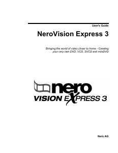 Manual Nero VisionExpress 3