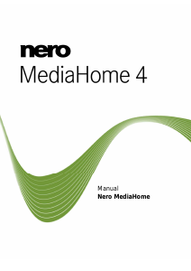 Manual Nero MediaHome 4