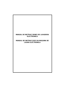Manual de uso Rommer Gran Volumen 1209 Lavadora