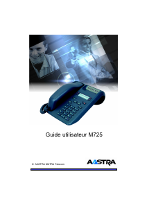 Mode d’emploi Aastra M725 Téléphone