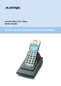 Mode d’emploi Aastra Ascotel Office 135pro Téléphone sans fil