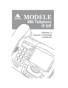 Mode d’emploi Aastra 480i Téléphone IP