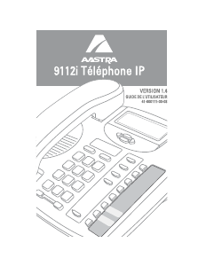 Mode d’emploi Aastra 9112i Téléphone IP