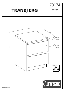 Manuale JYSK Tranbjerg Comodino