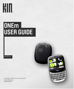 Manual Microsoft Kin ONEm Mobile Phone