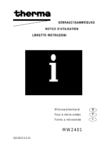 Mode d’emploi Therma MW2401M Micro-onde