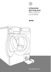 Manuale Gorenje W8844I Lavatrice