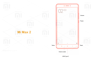 Bruksanvisning Xiaomi Mi Max 2 Mobiltelefon