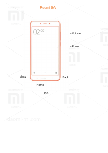 Handleiding Xiaomi Redmi 5A Mobiele telefoon