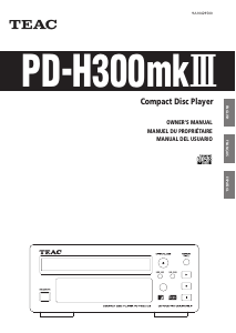Handleiding TEAC PD-H300mkIII CD speler