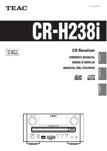 Manual de uso TEAC CR-H238i Reproductor de CD