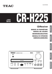 Manuale TEAC CR-H225 Lettore CD