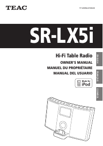 Manual TEAC SR-LX5i Speaker Dock