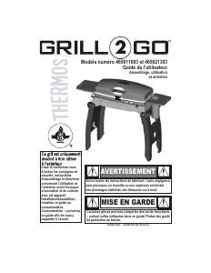 Mode d’emploi Thermos 465621303 Grill2Go Barbecue