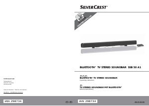 Bedienungsanleitung SilverCrest SSB 50 A1 Lautsprecher