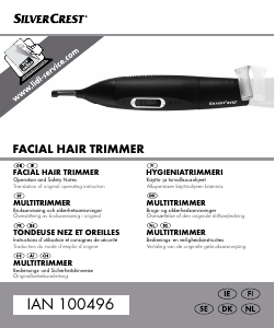 Manual SilverCrest IAN 100496 Nose Hair Trimmer