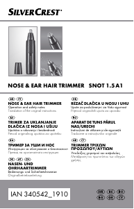 Manual SilverCrest IAN 340542 Nose Hair Trimmer