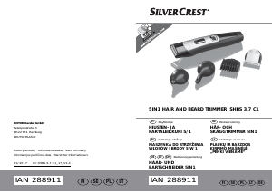 Käyttöohje SilverCrest IAN 288911 Partatrimmeri