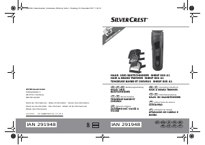 Manual de uso SilverCrest SHBSP 800 A1 Barbero