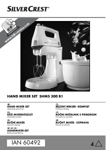 Használati útmutató SilverCrest IAN 60492 Kézi mixer