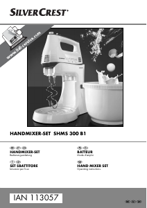 Manuale SilverCrest IAN 113057 Sbattitore