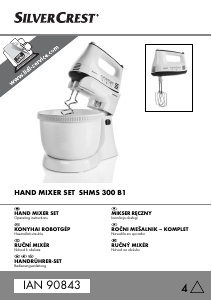 Használati útmutató SilverCrest IAN 90843 Kézi mixer