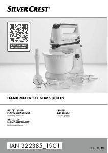 Bedienungsanleitung SilverCrest IAN 322385 Handmixer