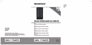 Bedienungsanleitung SilverCrest SLS 2200 B2 Ladegerät