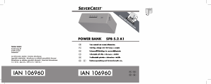 Manuál SilverCrest IAN 106960 Přenosná nabíječka