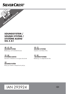 Manual SilverCrest SCL 5 A1 Stereo-set
