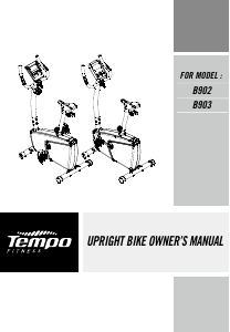 Handleiding Tempo Fitness B903 Hometrainer