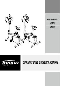 Manual Tempo Fitness B902 Exercise Bike