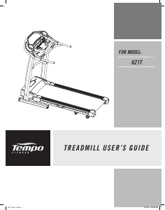 Manual Tempo Fitness 621T Treadmill