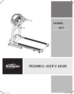 Manual Tempo Fitness 611T Treadmill