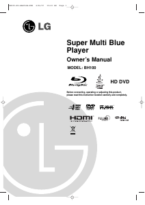 Manual LG BH100-E2 Blu-ray Player