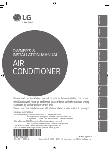Manual LG CL18F Air Conditioner