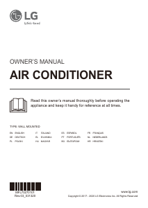 Manual LG H12AP Air Conditioner