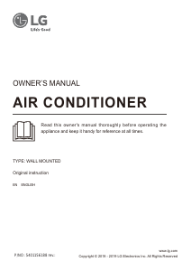 Manual LG DC09RT Air Conditioner