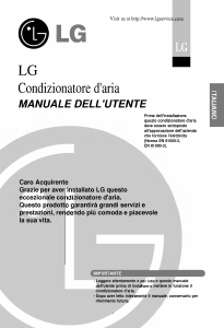 Manuale LG AS-W126FGG0 Condizionatore d’aria