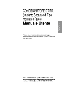 Manuale LG AS-W126PMG0 Condizionatore d’aria