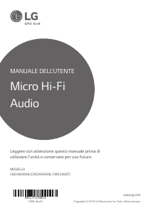 Manuale LG CM2460DAB Stereo set