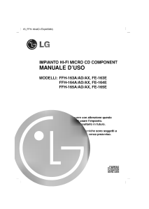 Manuale LG FFH-165AD Stereo set