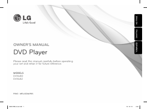 Manual LG DVX682 DVD Player