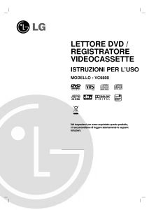 Manuale LG VC9800 Combinazione DVD-Video