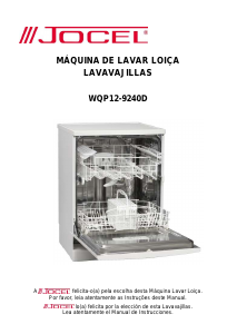 Manual Jocel WQP12-9240D Máquina de lavar louça