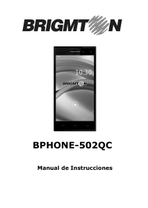 Manual de uso Brigmton BPHONE-502QC Teléfono móvil