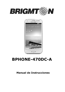 Manual de uso Brigmton BPHONE-470DC-A Teléfono móvil