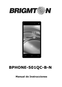 Manual de uso Brigmton BPHONE-501QC-B Teléfono móvil