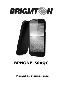 Manual de uso Brigmton BPHONE-500QC Teléfono móvil